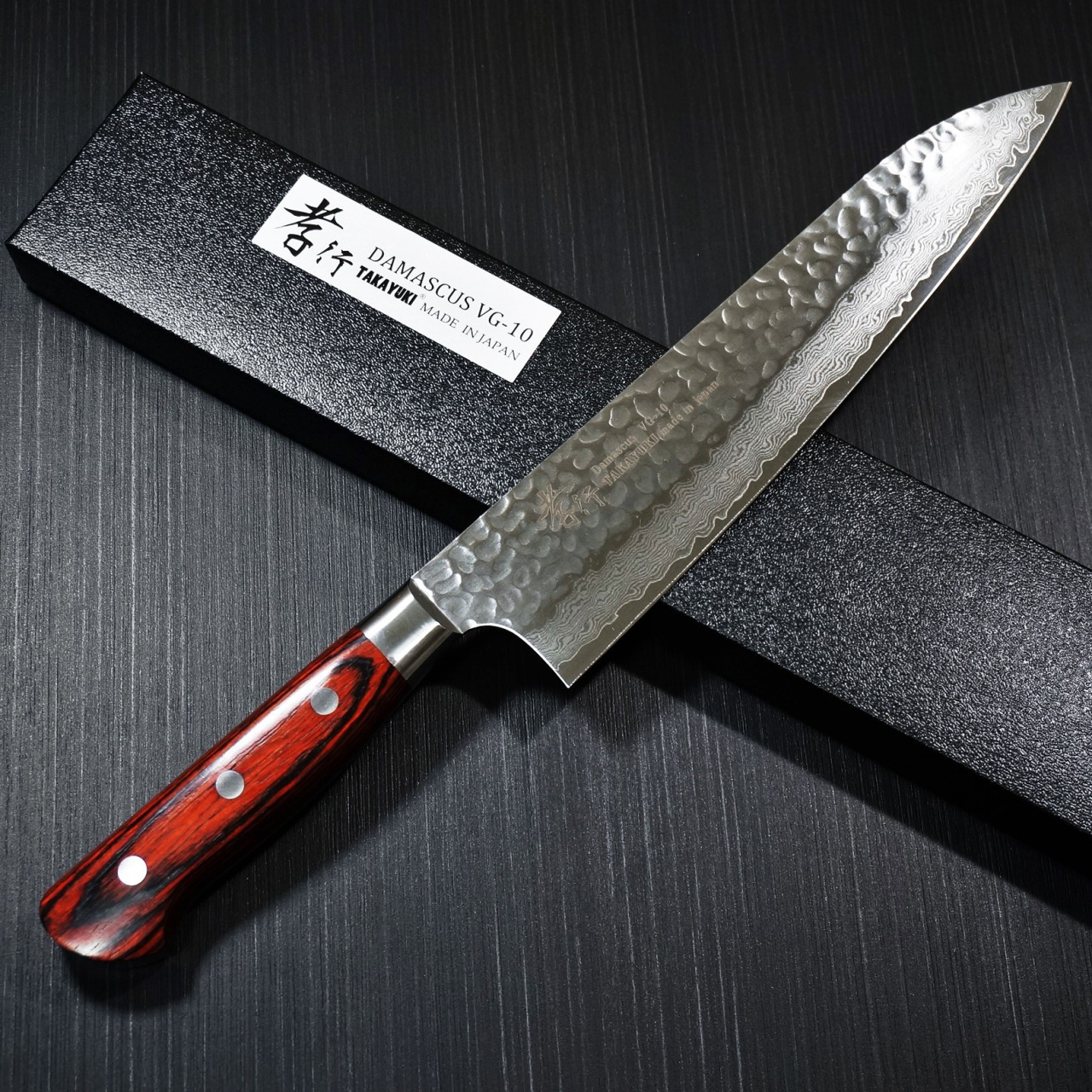 Sakai Takayuki 33 Layer Damascus Paring 80mm (3.1) - Japanese Chef Knives